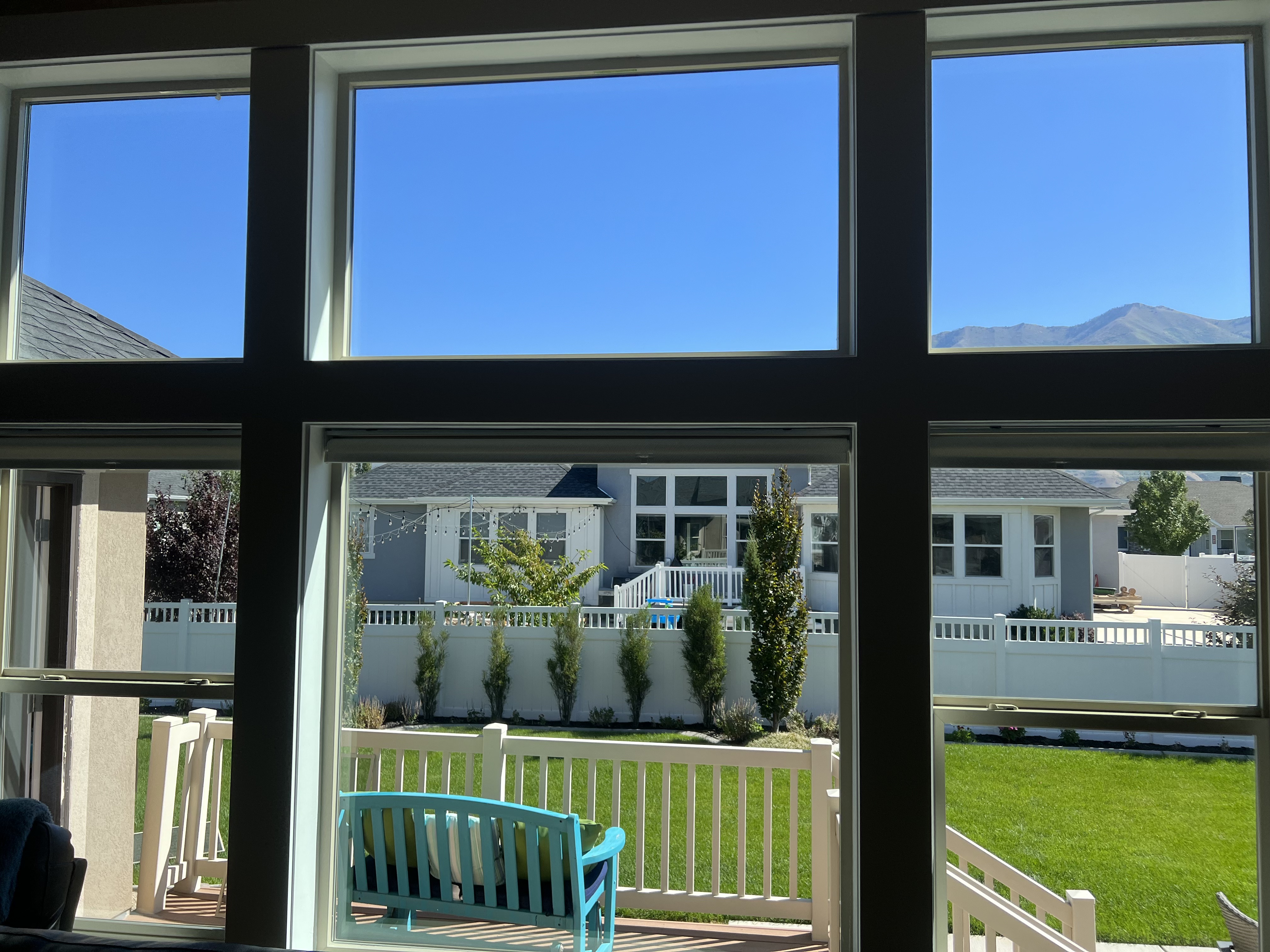 Interior window cleaning Utah home natural light